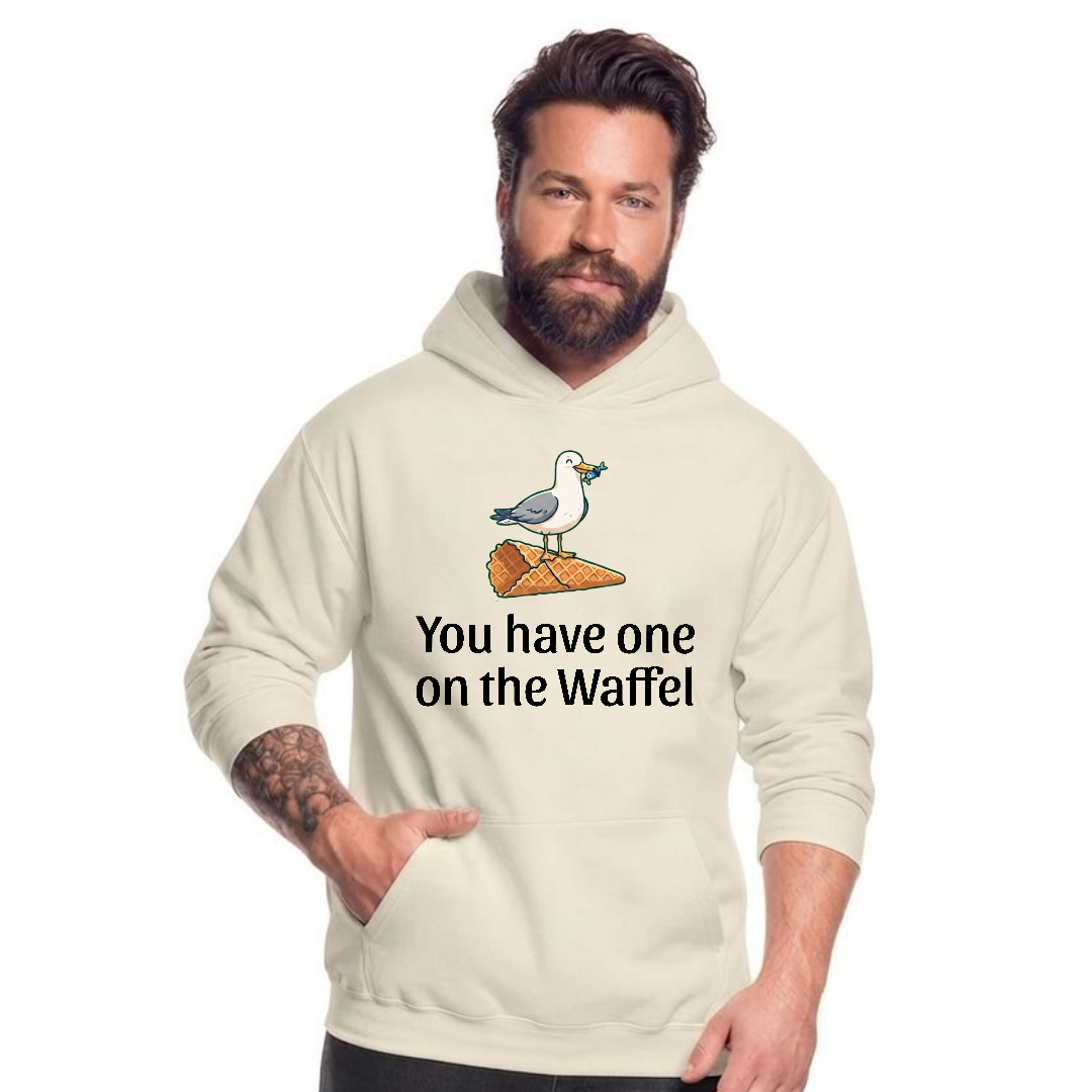 You have one on the Waffel  Premium Hoodie